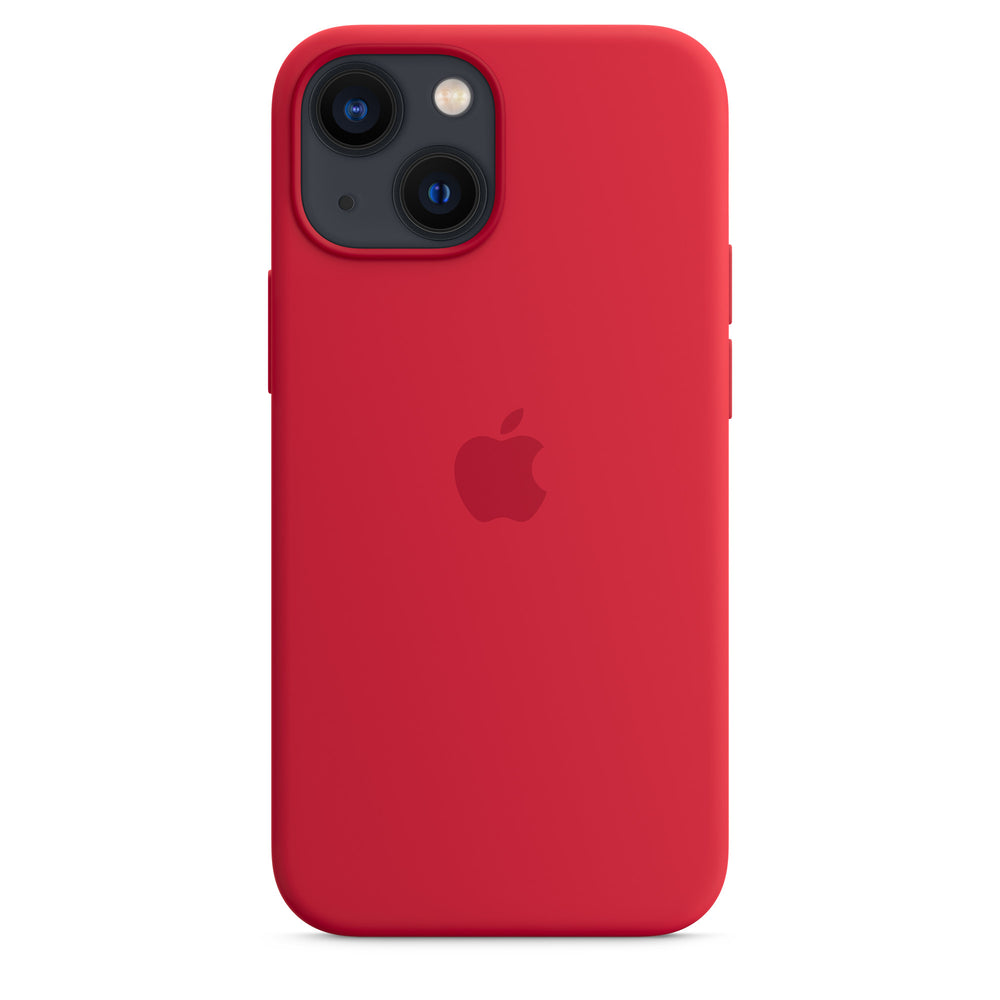 غطاء حماية سيليكون لهاتف iPhone 13 mini مع MagSafe - (PRODUCT)RED OB