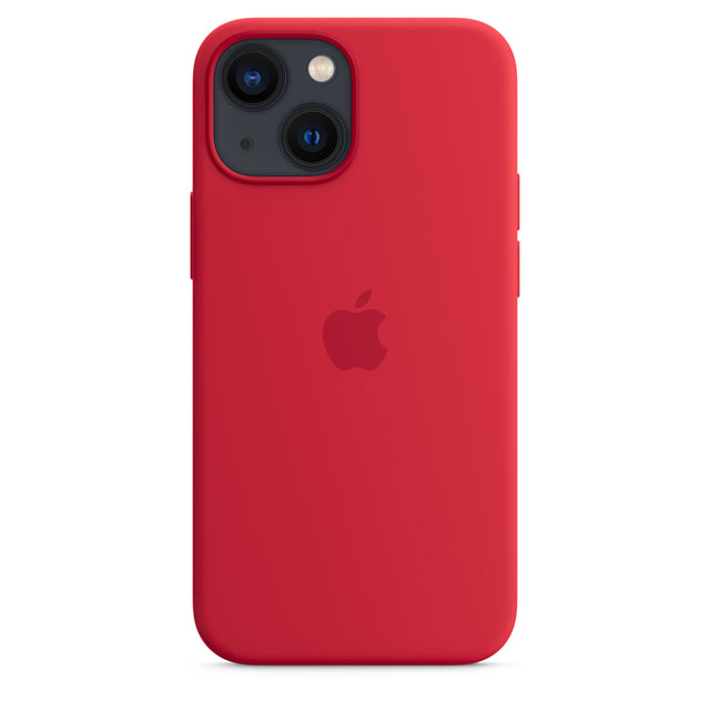 غطاء حماية سيليكون لهاتف iPhone 13 mini مع MagSafe - (PRODUCT)RED OB