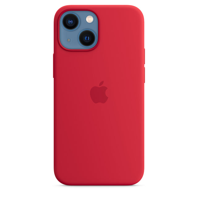 غطاء حماية سيليكون لهاتف iPhone 13 mini مع MagSafe - (PRODUCT)RED OB