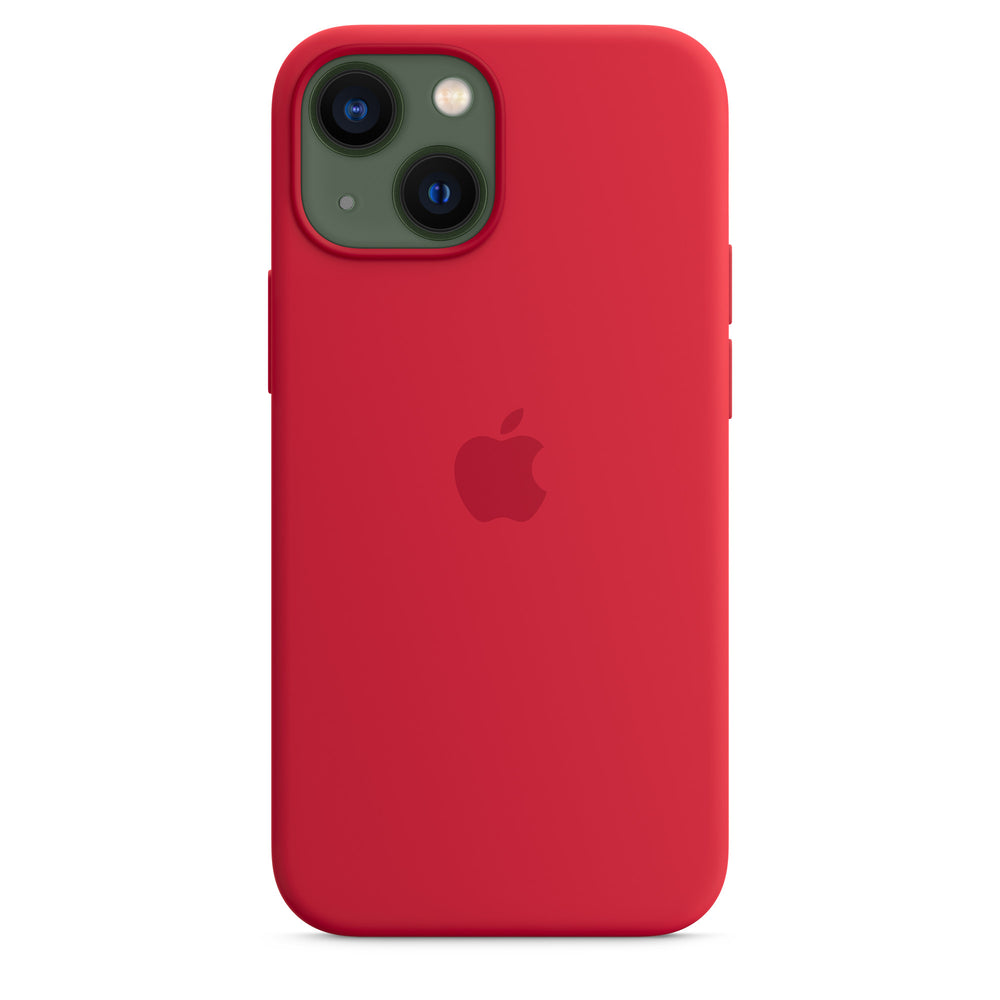 غطاء حماية سيليكون لهاتف iPhone 13 mini مع MagSafe - (PRODUCT)RED OB