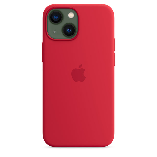 غطاء حماية سيليكون لهاتف iPhone 13 mini مع MagSafe - (PRODUCT)RED OB