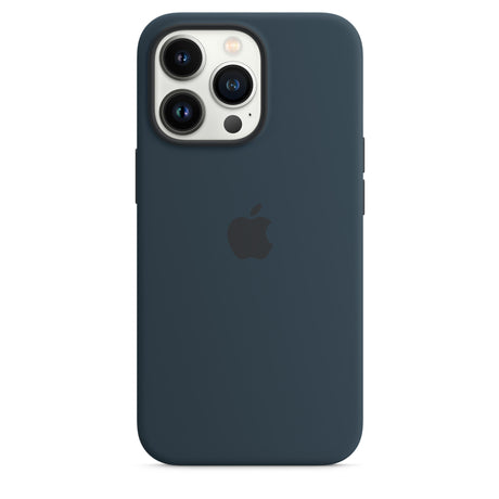 غطاء حماية سيليكون لهاتف iPhone 13 Pro مع MagSafe - أزرق غامق OB