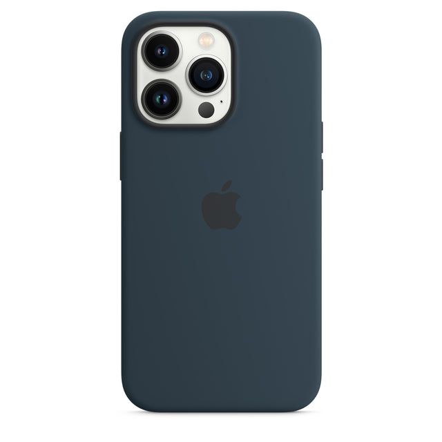 غطاء حماية سيليكون لهاتف iPhone 13 Pro مع MagSafe - أزرق غامق OB