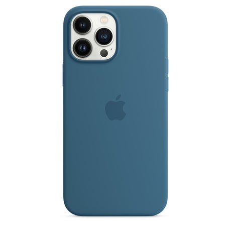 غطاء حماية سيليكون لهاتف iPhone 13 Pro Max مع MagSafe - Blue Jay OB