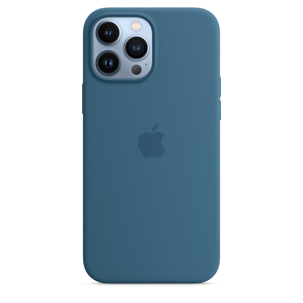 غطاء حماية سيليكون لهاتف iPhone 13 Pro Max مع MagSafe - Blue Jay OB