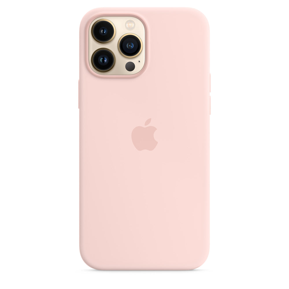غطاء حماية سيليكون لهاتف iPhone 13 Pro Max مع MagSafe - Chalk Pink OB