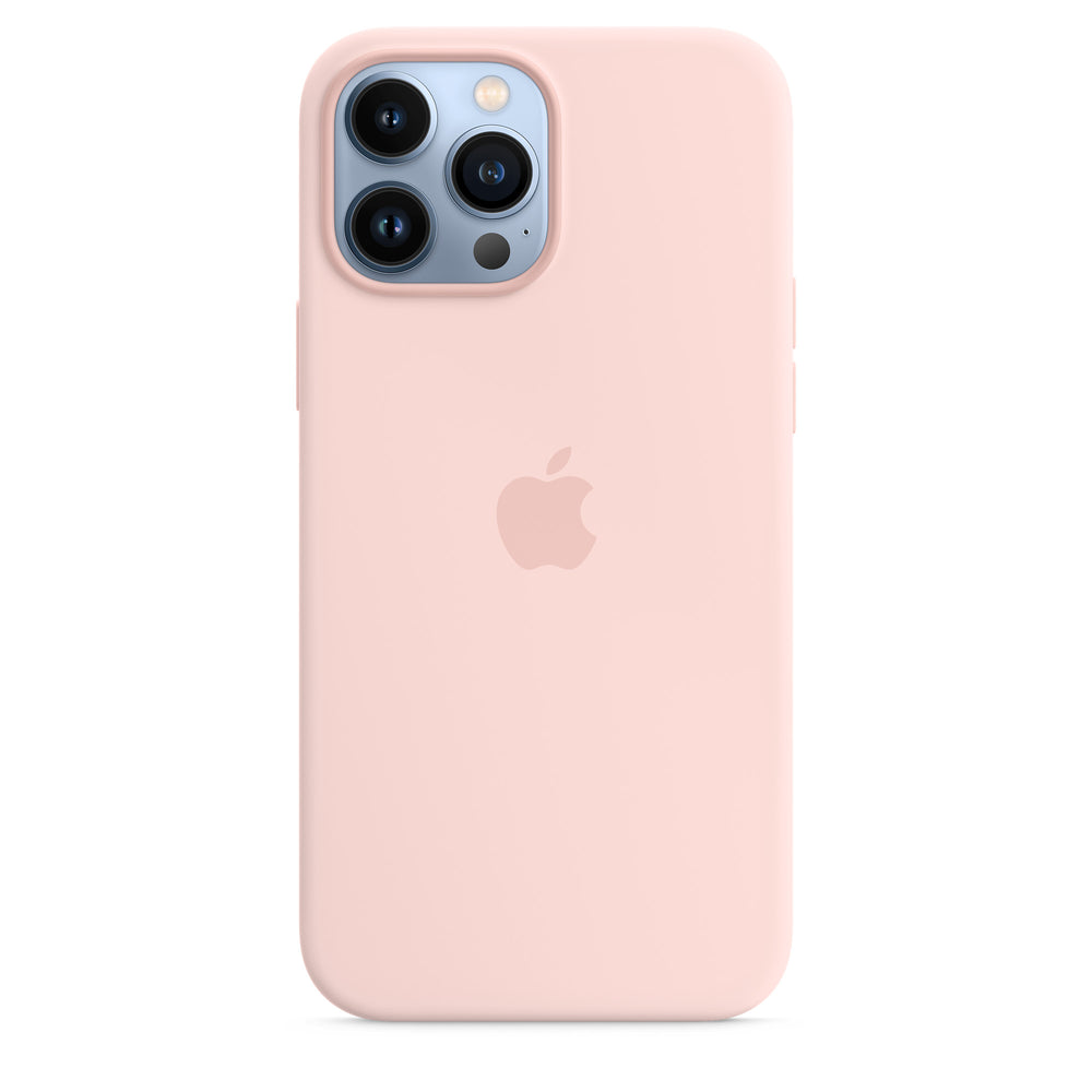 غطاء حماية سيليكون لهاتف iPhone 13 Pro Max مع MagSafe - Chalk Pink OB