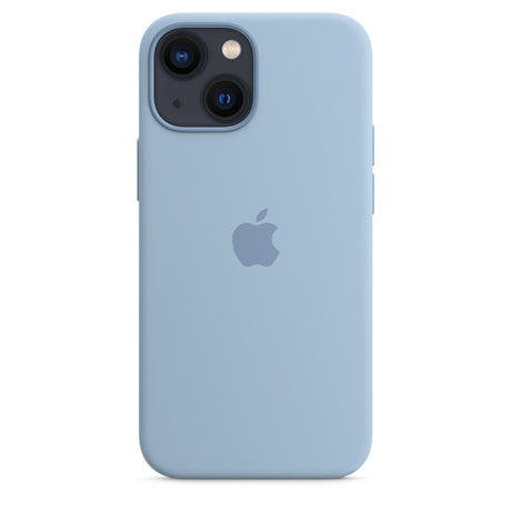 غطاء حماية سيليكون لهاتف iPhone 13 mini مع MagSafe - Blue Fog OB