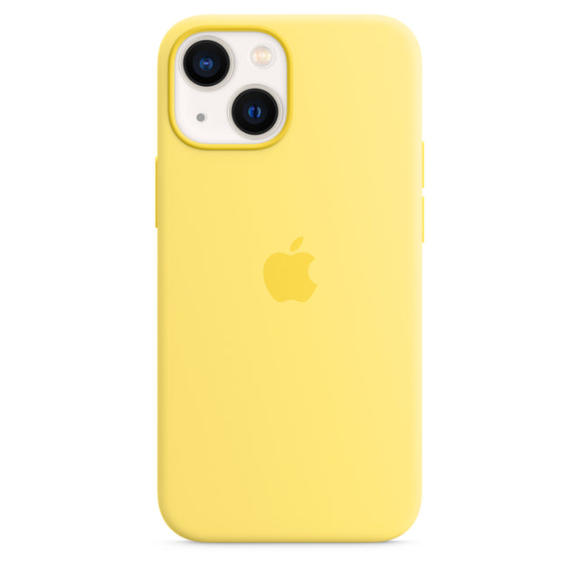 غطاء حماية سيليكون لهاتف iPhone 13 mini مع MagSafe - Lemon Zest OB