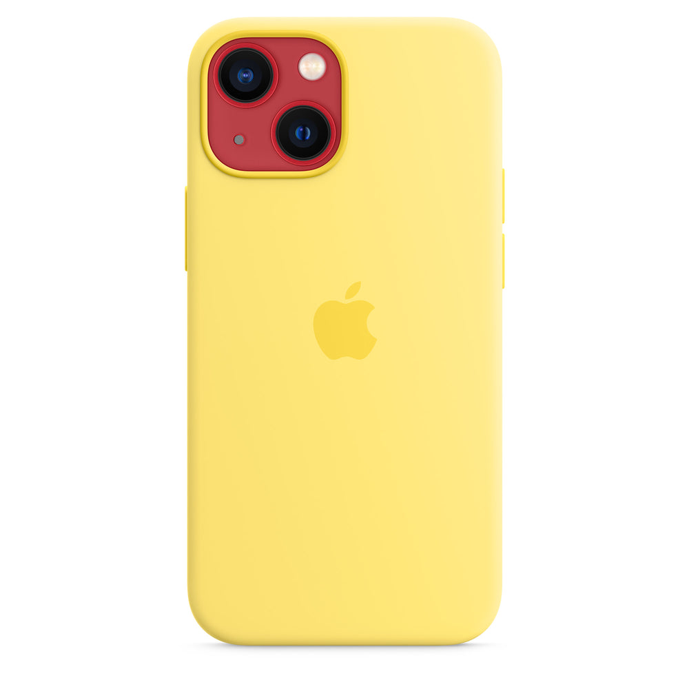 غطاء حماية سيليكون لهاتف iPhone 13 mini مع MagSafe - Lemon Zest OB