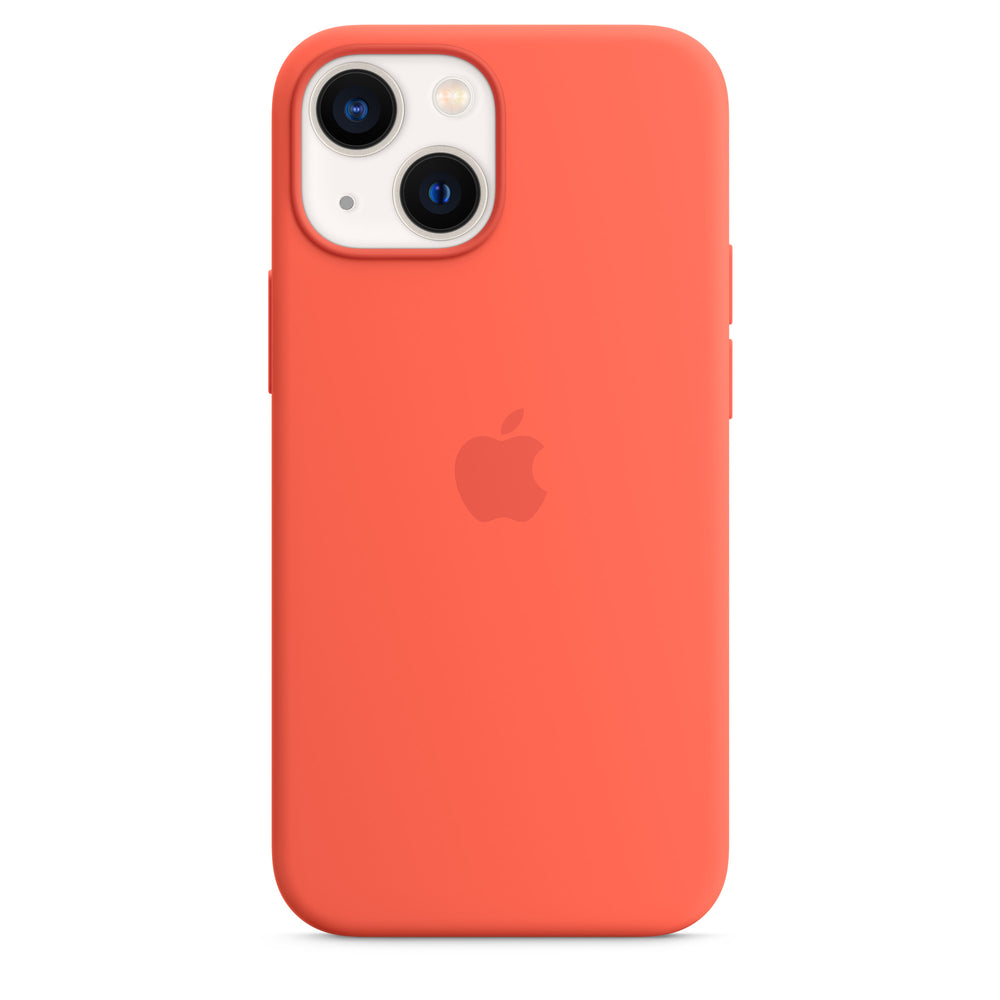 غطاء حماية سيليكون لهاتف iPhone 13 mini مع MagSafe - Nectarine OB
