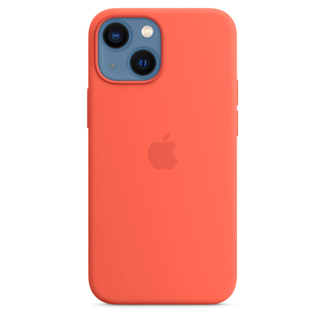 غطاء حماية سيليكون لهاتف iPhone 13 mini مع MagSafe - Nectarine OB