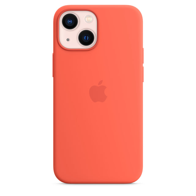 غطاء حماية سيليكون لهاتف iPhone 13 mini مع MagSafe - Nectarine OB