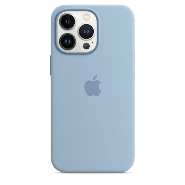 غطاء حماية سيليكون لهاتف iPhone 13 Pro مع MagSafe - Blue Fog OB