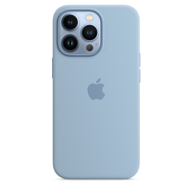 غطاء حماية سيليكون لهاتف iPhone 13 Pro مع MagSafe - Blue Fog OB