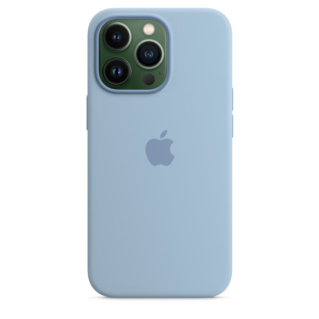 غطاء حماية سيليكون لهاتف iPhone 13 Pro مع MagSafe - Blue Fog OB