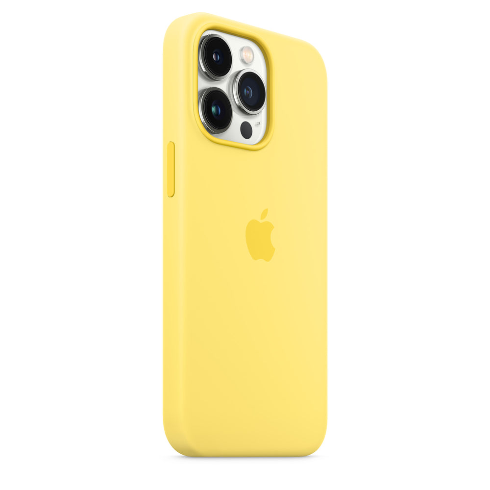 Coque en silicone pour iPhone 13 Pro avec MagSafe - Zeste de Citron OB