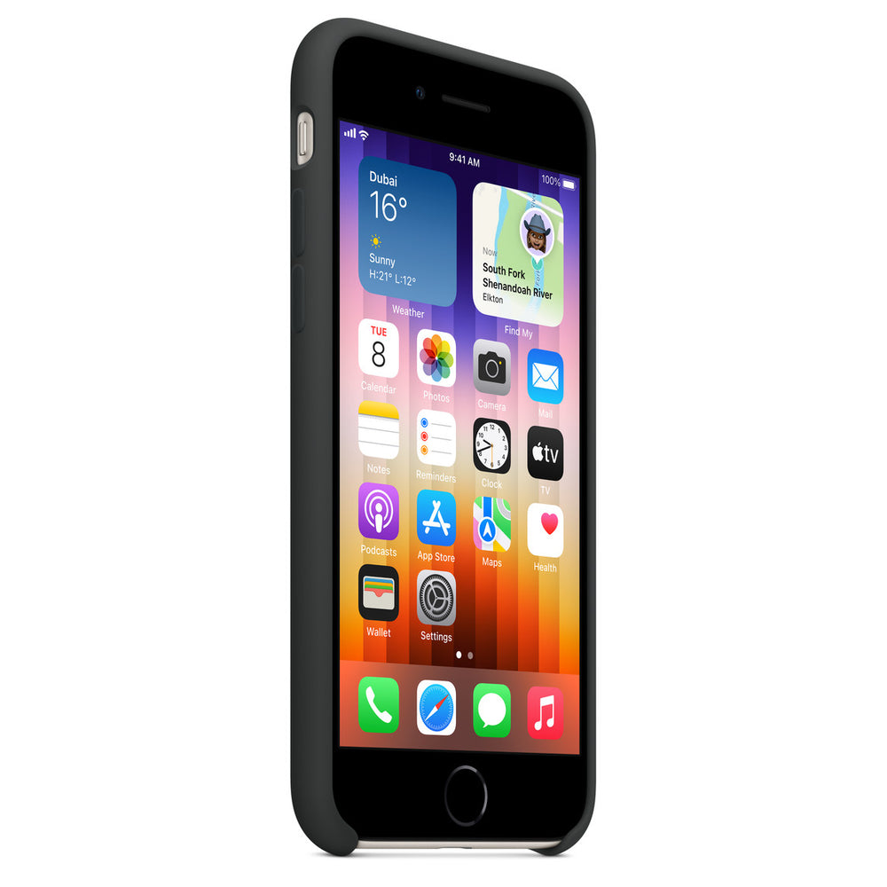 Coque en silicone iPhone SE - Minuit OB