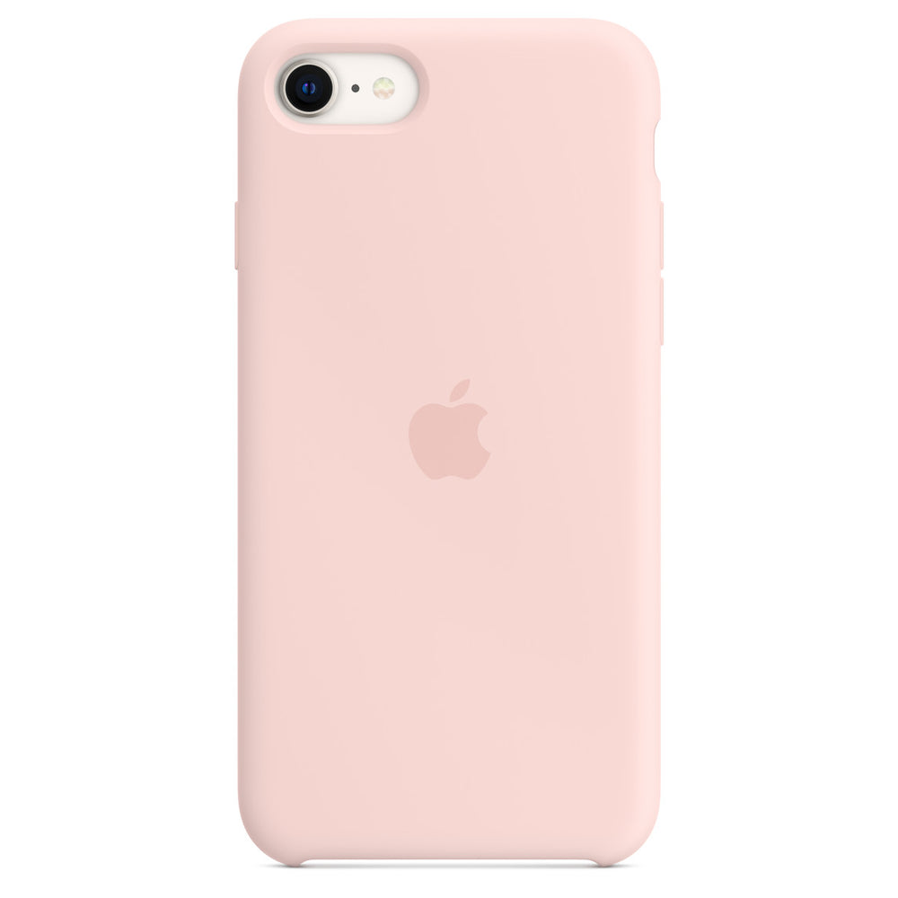 Coque en Silicone pour iPhone SE - Rose Craie OB