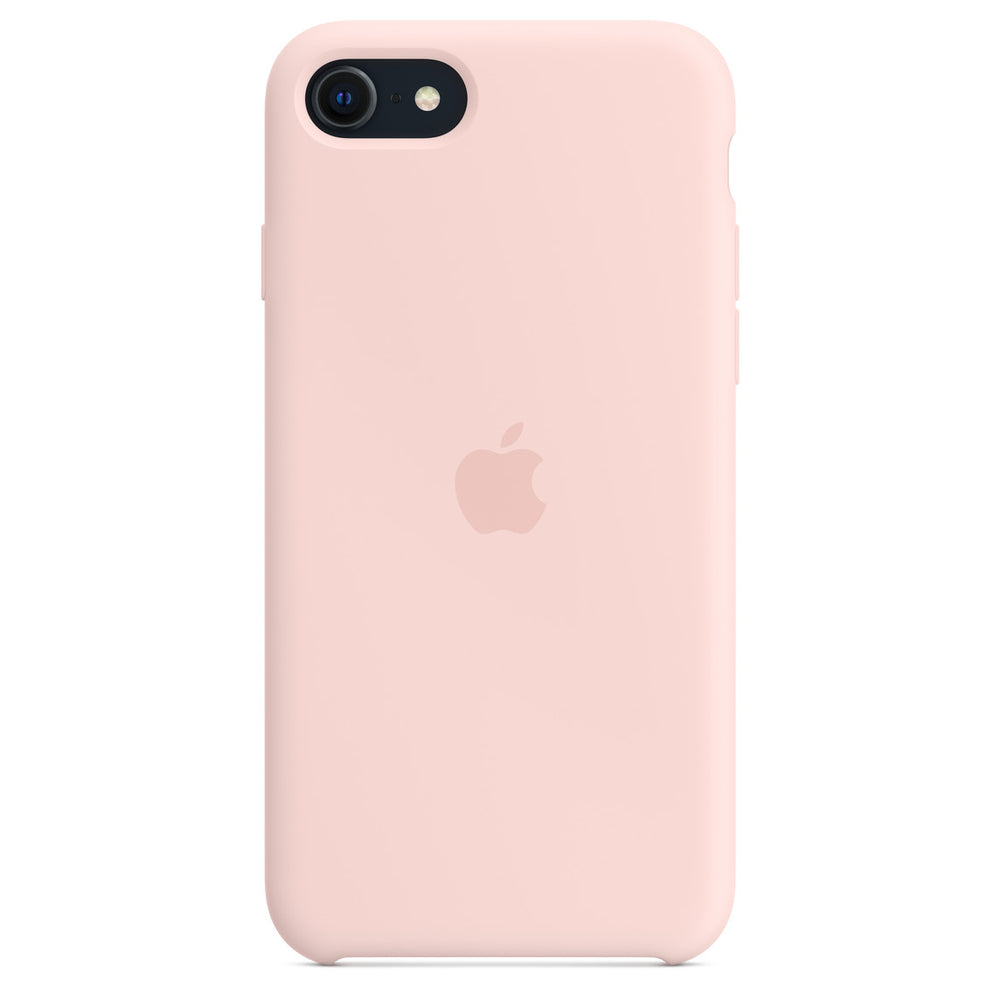 Coque en Silicone pour iPhone SE - Rose Craie OB