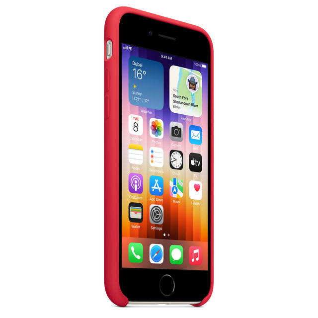 Coque en silicone pour iPhone SE - (PRODUCT)RED OB
