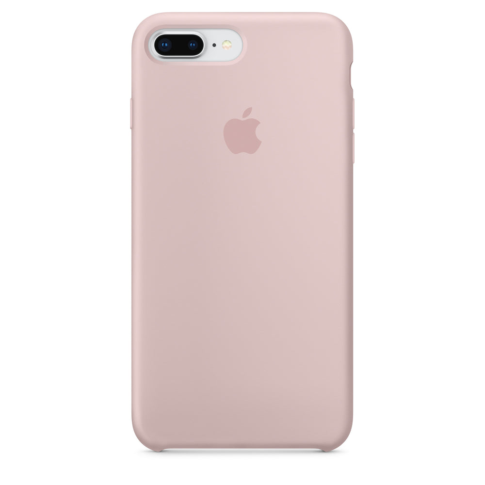 غطاء سيليكون لهاتف iPhone 8 Plus / 7 Plus - وردي رملي OB