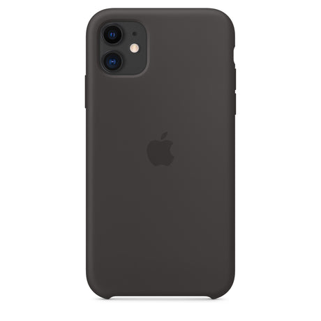 غطاء سيليكون لهاتف iPhone 11 - أسود OB