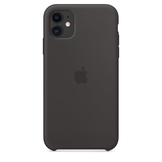 غطاء سيليكون لهاتف iPhone 11 - أسود OB