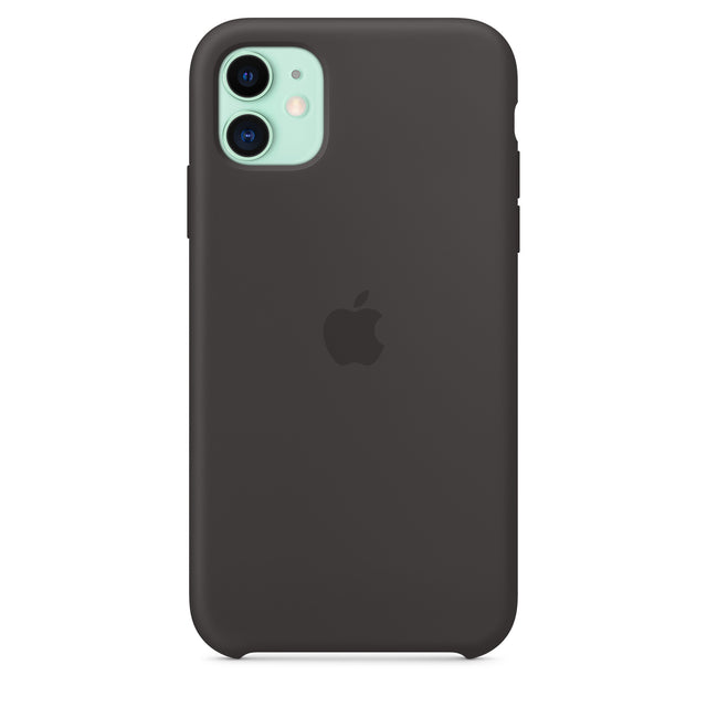 غطاء سيليكون لهاتف iPhone 11 - أسود OB