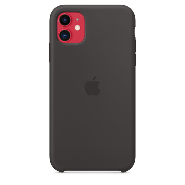 غطاء سيليكون لهاتف iPhone 11 - أسود OB