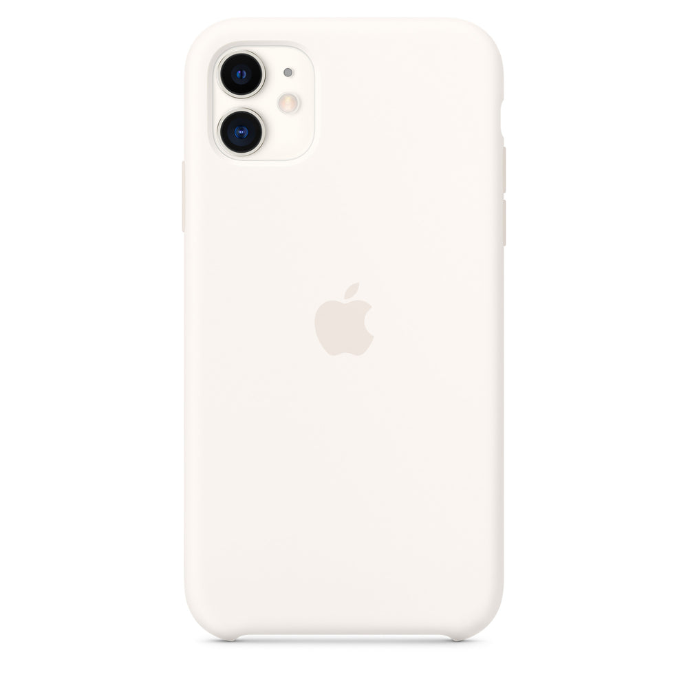 غطاء سيليكون لهاتف iPhone 11 - أبيض OB