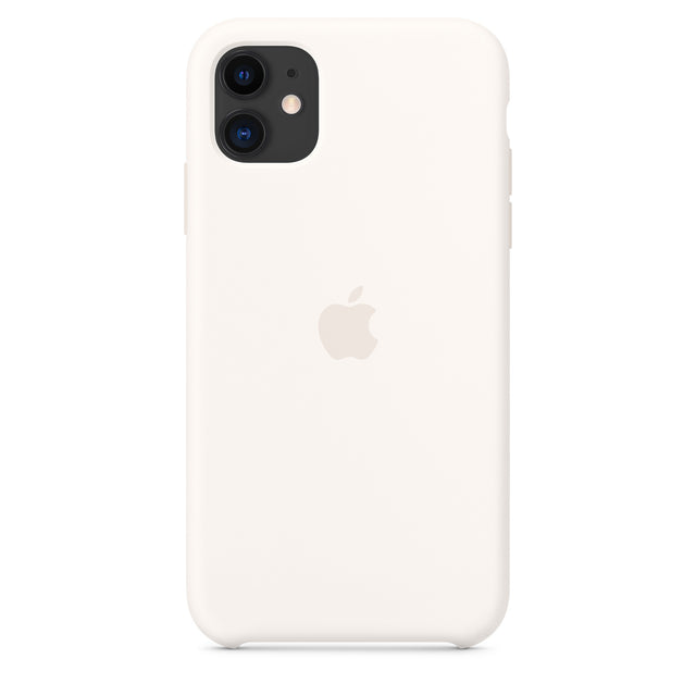 غطاء سيليكون لهاتف iPhone 11 - أبيض OB