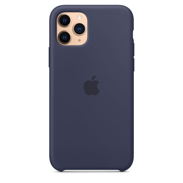غطاء سيليكون لهاتف iPhone 11 Pro - أزرق داكن OB