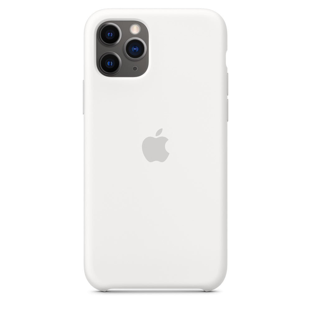 غطاء سيليكون لهاتف iPhone 11 Pro - أبيض OB
