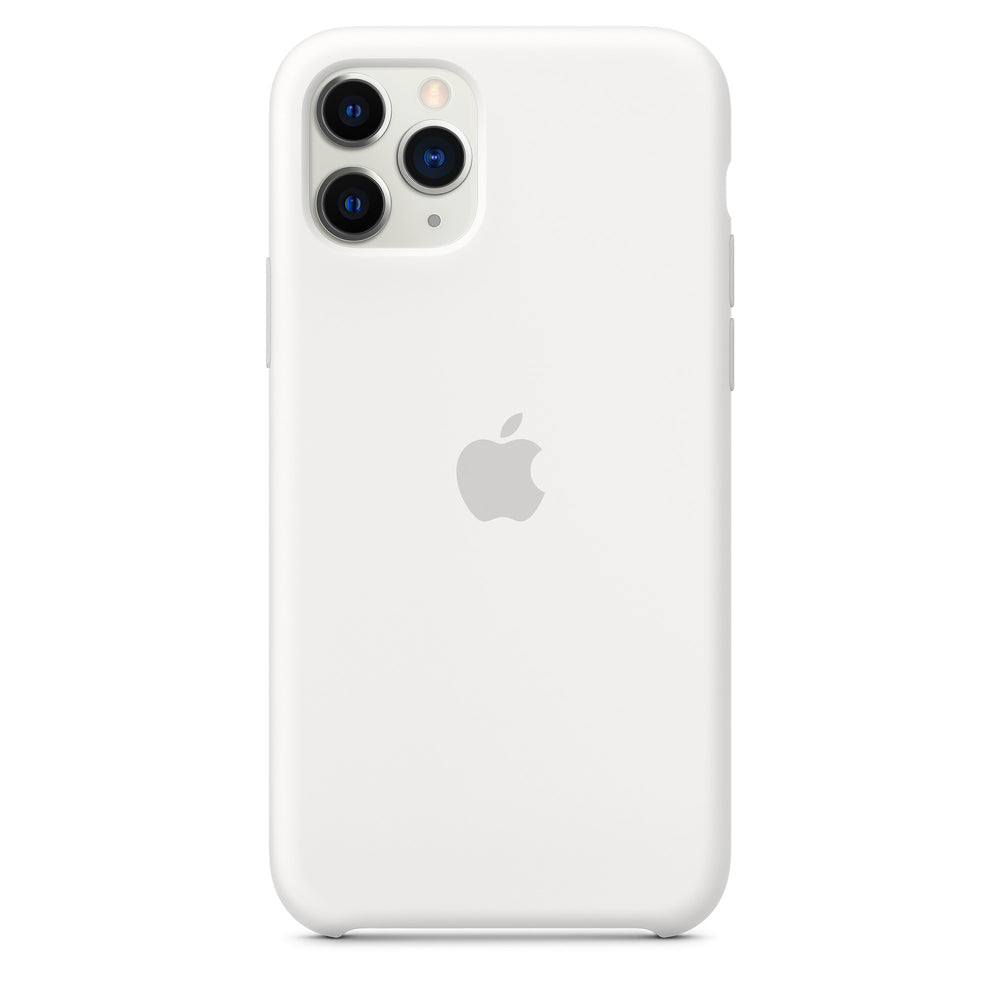 غطاء سيليكون لهاتف iPhone 11 Pro - أبيض OB