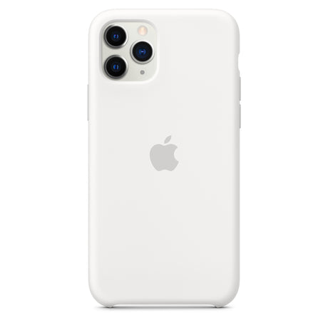 غطاء سيليكون لهاتف iPhone 11 Pro - أبيض OB