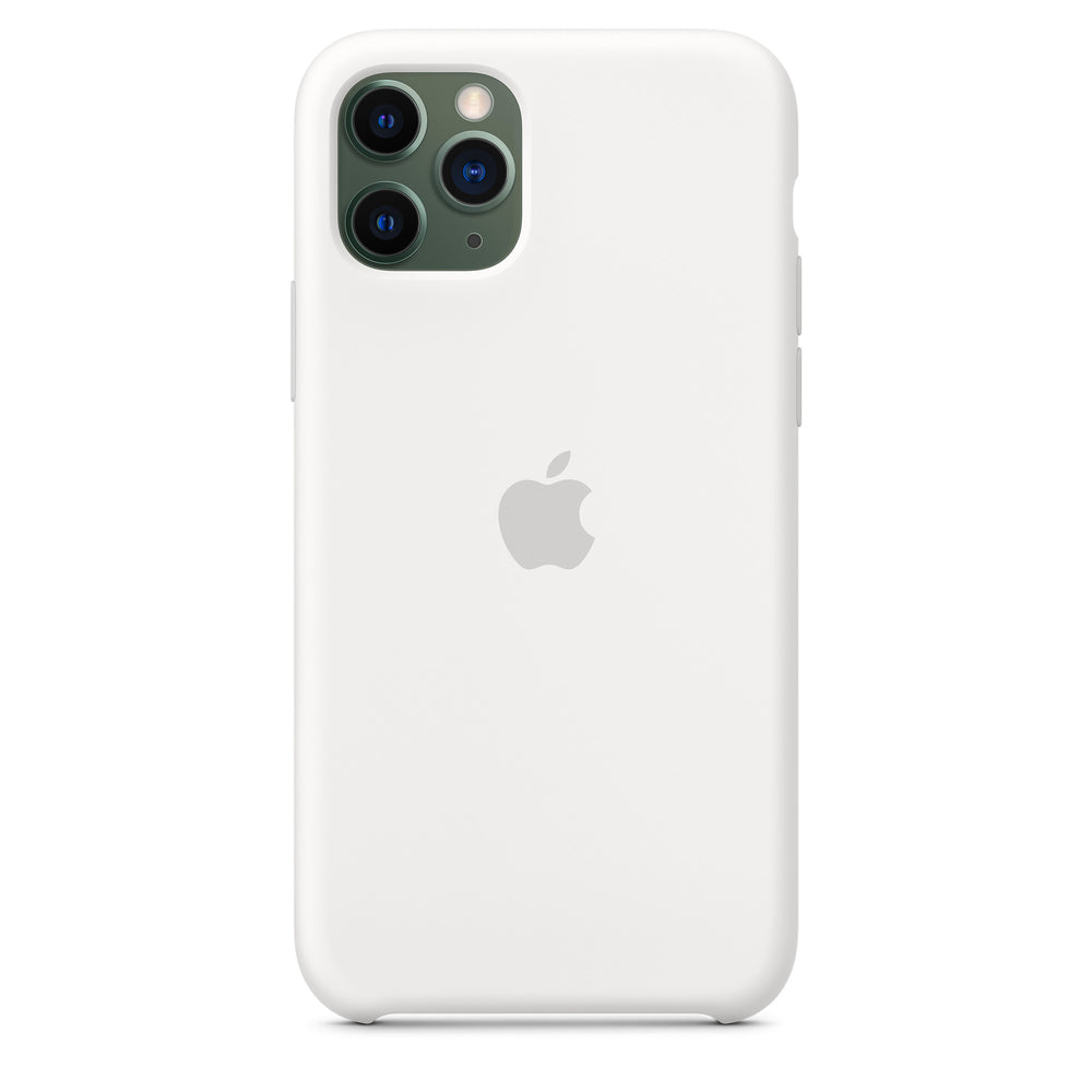 غطاء سيليكون لهاتف iPhone 11 Pro - أبيض OB
