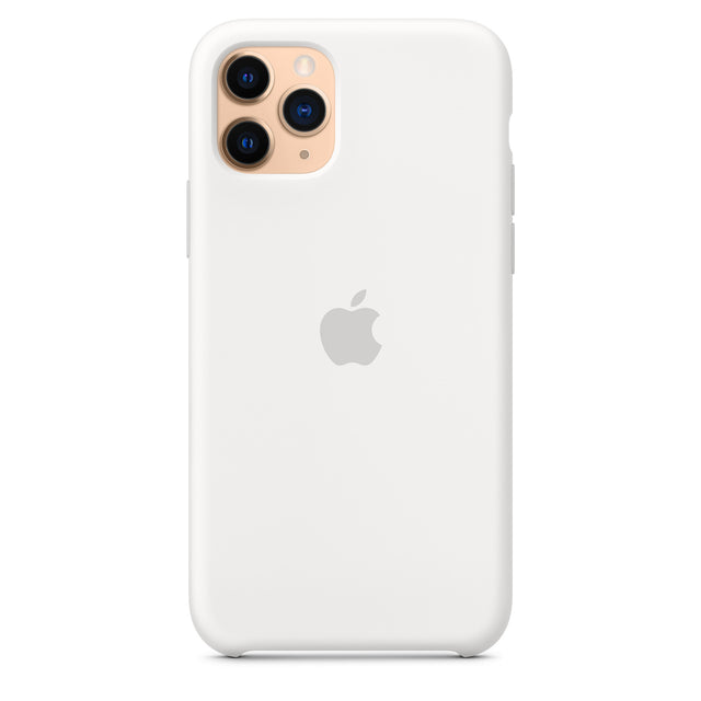 غطاء سيليكون لهاتف iPhone 11 Pro - أبيض OB
