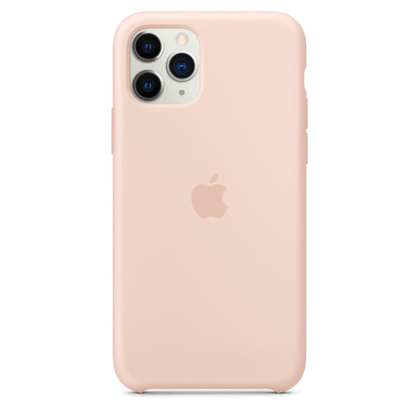 غطاء سيليكون لهاتف iPhone 11 Pro - وردي رملي OB