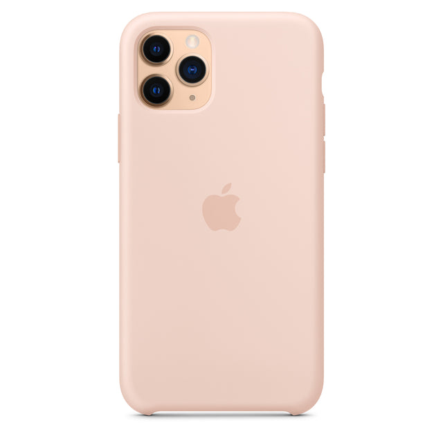 غطاء سيليكون لهاتف iPhone 11 Pro - وردي رملي OB