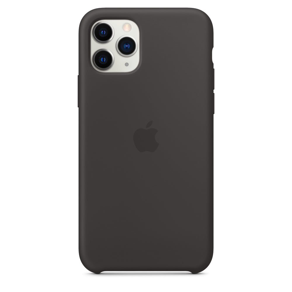 غطاء سيليكون لهاتف iPhone 11 Pro - أسود OB