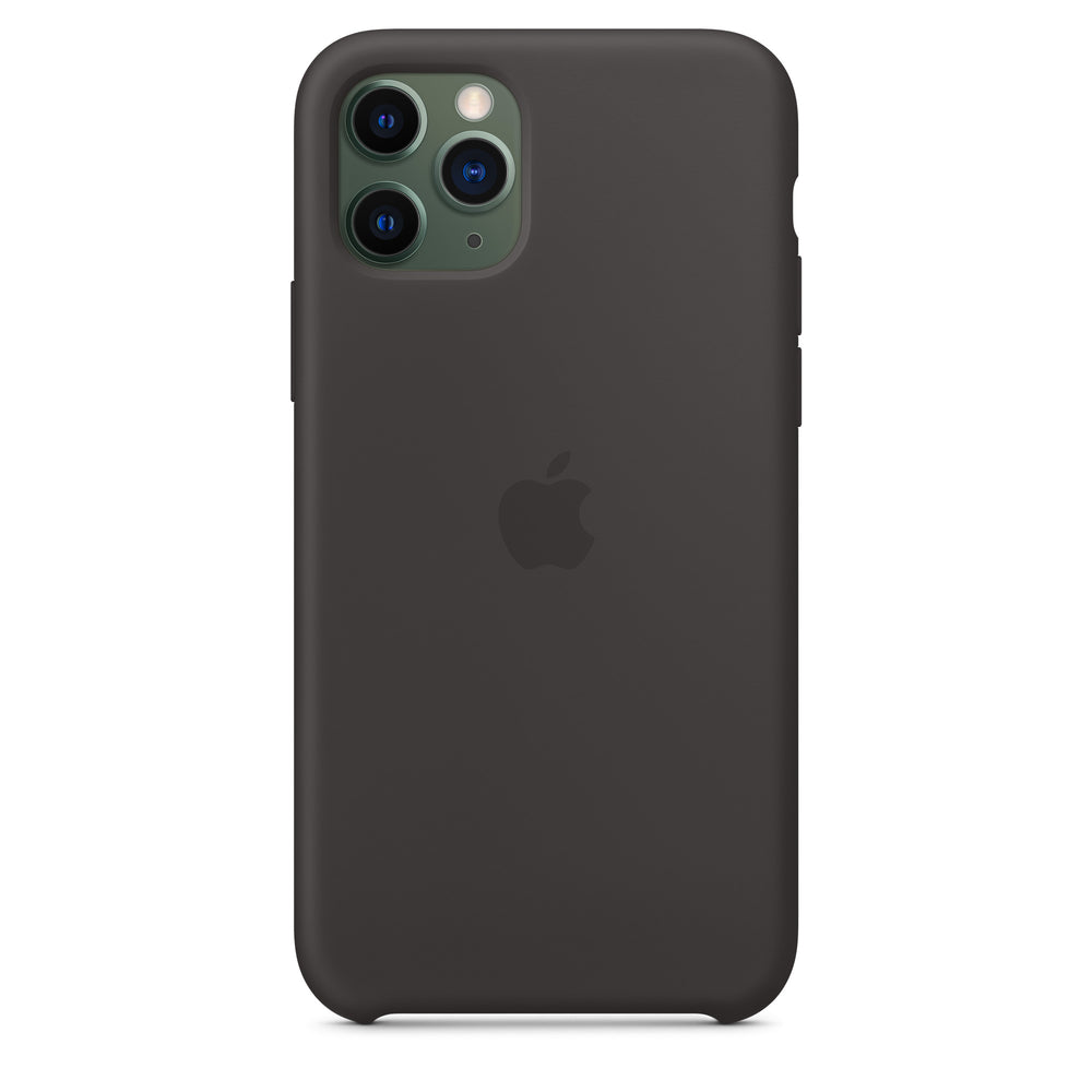 غطاء سيليكون لهاتف iPhone 11 Pro - أسود OB