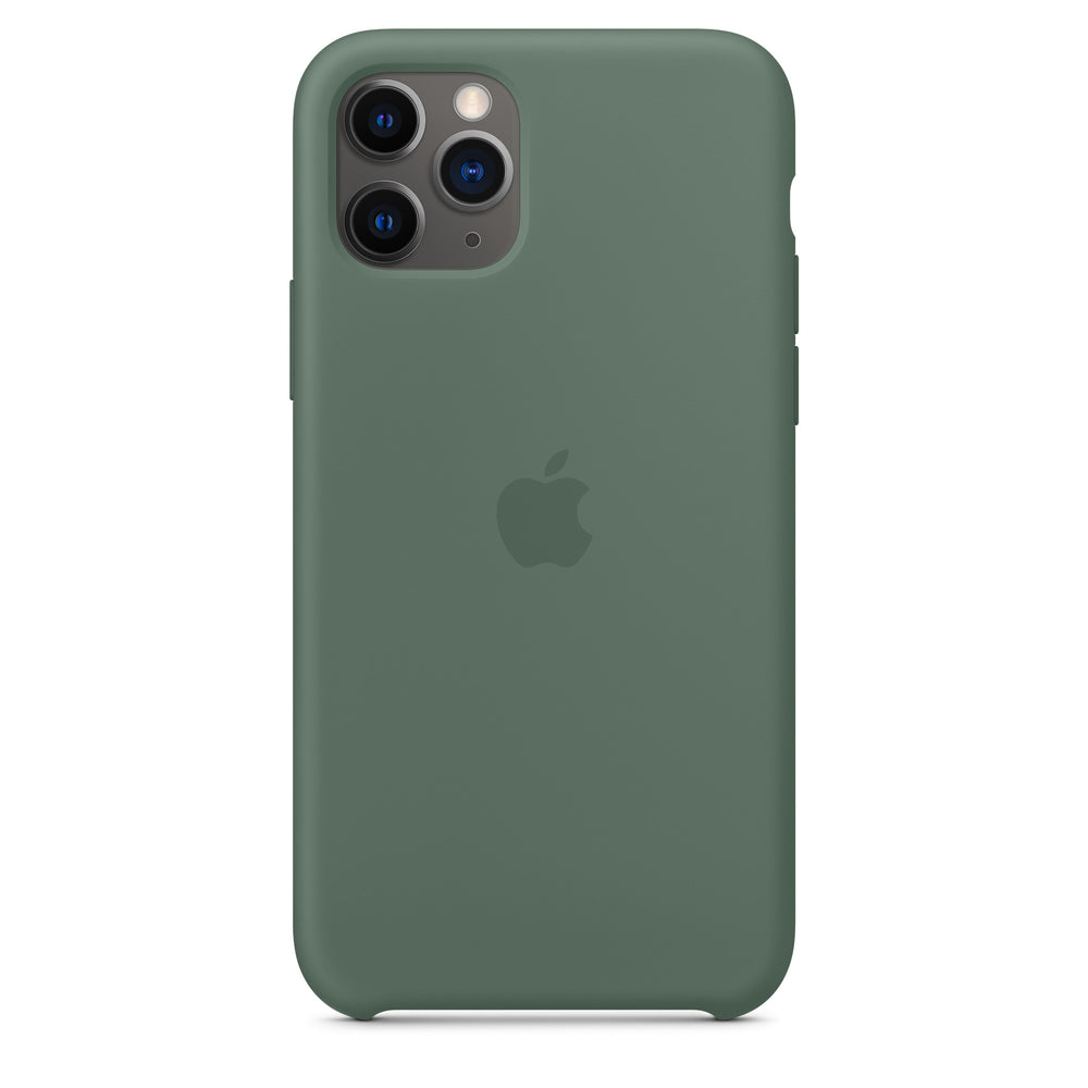 غطاء سيليكون لهاتف iPhone 11 Pro - أخضر صنوبر OB