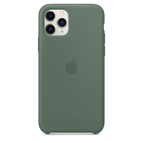 غطاء سيليكون لهاتف iPhone 11 Pro - أخضر صنوبر OB