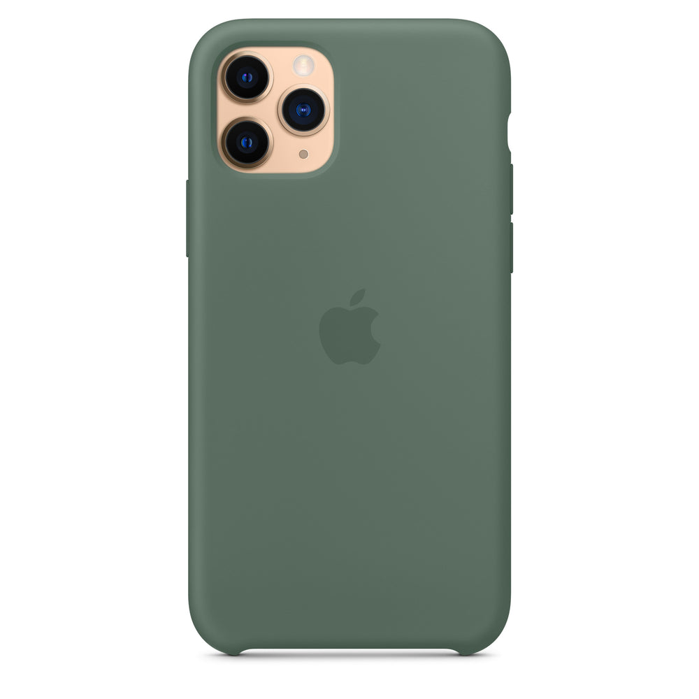 غطاء سيليكون لهاتف iPhone 11 Pro - أخضر صنوبر OB