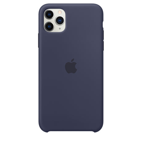 غطاء سيليكون لهاتف iPhone 11 Pro Max - أزرق داكن OB