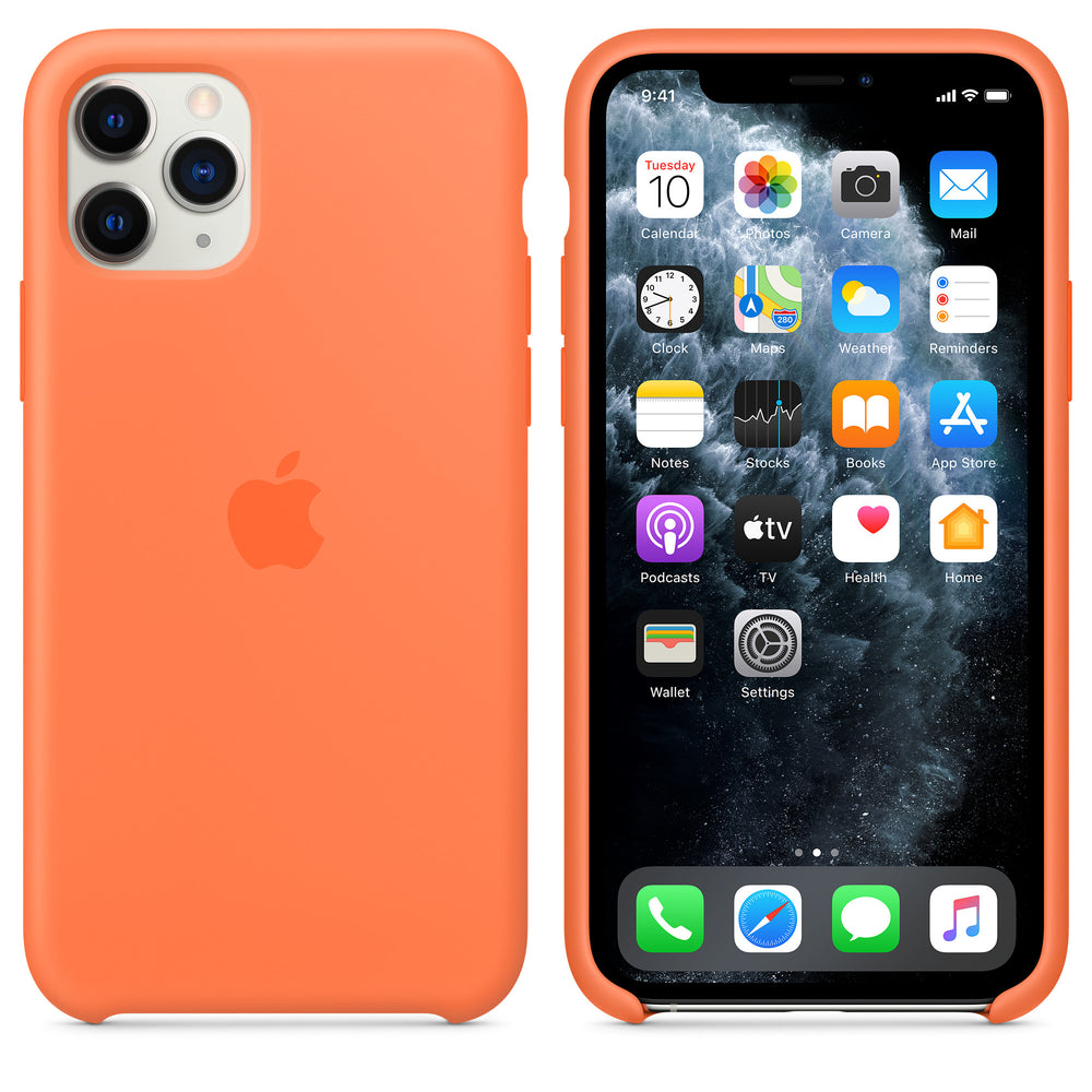 غطاء سيليكون لهاتف iPhone 11 Pro - فيتامين C OB