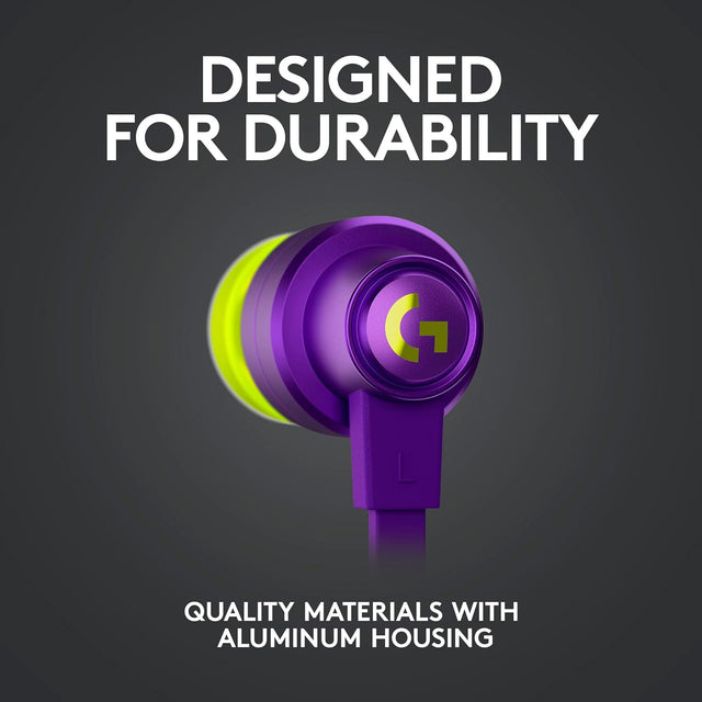 Logitech 981-000936 g g333 auriculares fio jack 3,5mm vr purple, Wired