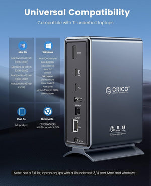 Station d'accueil ORICO Thunderbolt 3