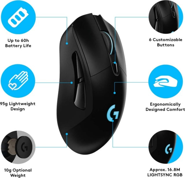 Logitech G703 LIGHTSPEED Wireless